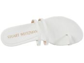 Шлепанцы Stuart Weitzman, Leonita Slide 9409654 | White Smooth Calf фото 2