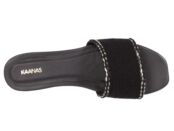 Шлепанцы KAANAS, Jamaica Handwoven Sandals with Braid 9437218 | Black фото 2