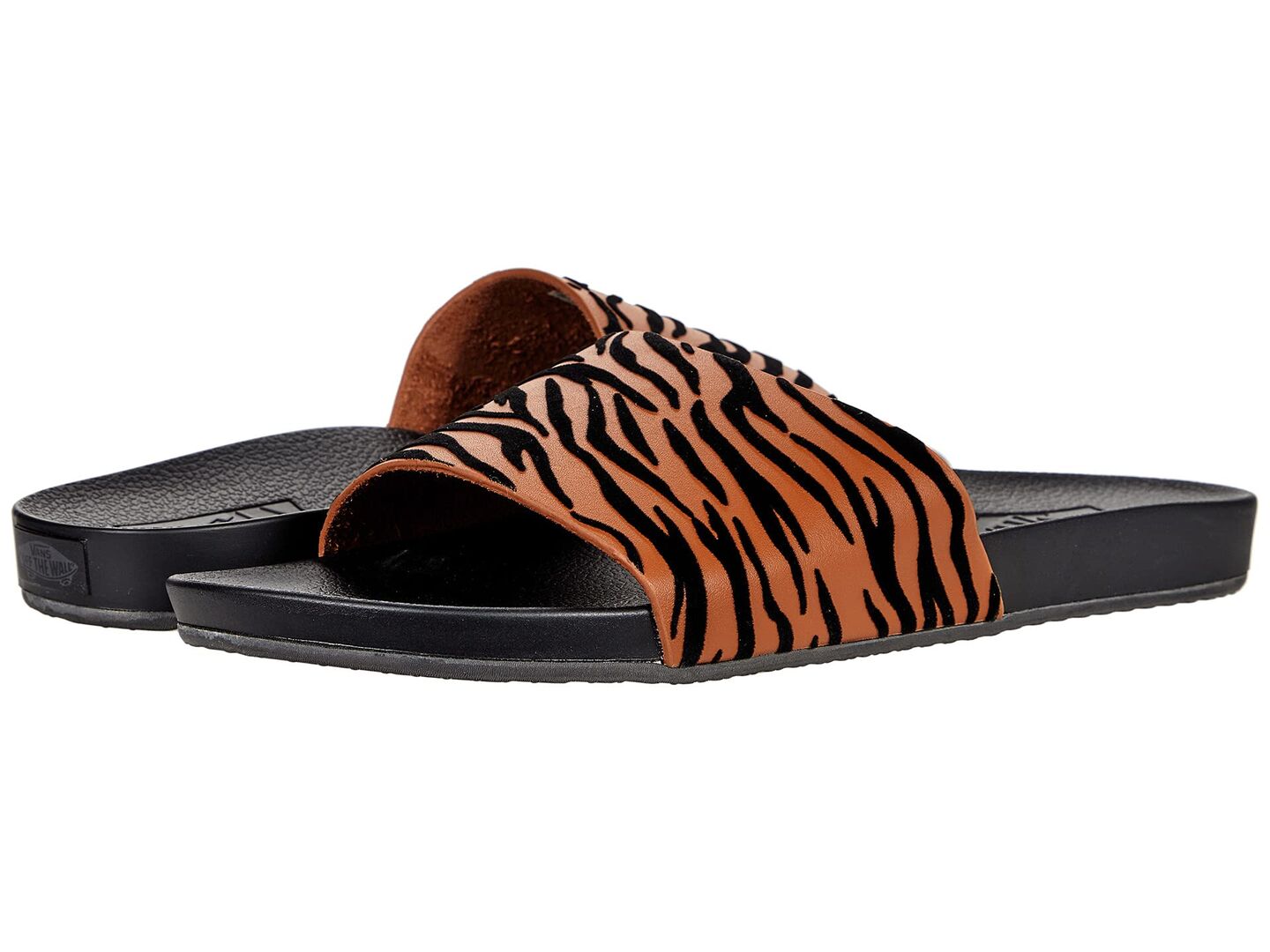 Шлепанцы Vans, Decon Slide 9476682 | (Animal Stripes) Argan Oil/Black фото 1