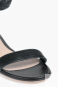 Босоножки Noelle с бахромой GIANVITO ROSSI, черный 43769801098113074 | BLACK фото 4