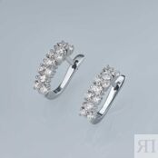 Серьги из белого золота э4712сг12141900_white ЭПЛ Даймонд э4712сг12141900_w 8700000509559 фото 4