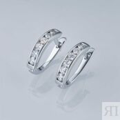 Серьги из белого золота э4712сг08183900_white ЭПЛ Даймонд э4712сг08183900_w 8700000497085 фото 4