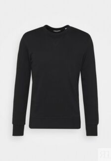 Толстовка Jack & Jones, черный Jjebasic Crew Neck, черный