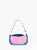 Кожаная сумка JW Anderson, розовый / голубой
