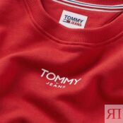 Толстовка Tommy Jeans Rlx Crp Ess Logo, красный