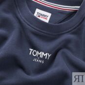 Толстовка Tommy Jeans Rlx Crp Ess Logo, синий