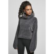 Толстовка Urban Classics Turtleneck Chenille, серый