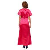 Длинное платье Vila Sittas Short Sleeve, розовый