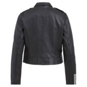 Куртка Vila Feli Leather, черный