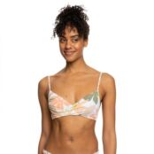 Топ бикини Roxy Pt Beach Classics Wrap, разноцветный 139534006 | Multicolor фото 1