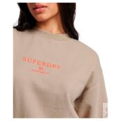 Толстовка Superdry Embroidered Loose, бежевый 140140677 | Beige фото 2