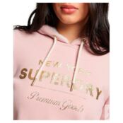 Худи Superdry Luxe Metallic Logo, розовый 140140805 | Pink фото 4