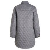 Куртка Object Vera Owen Long Quilted, серый