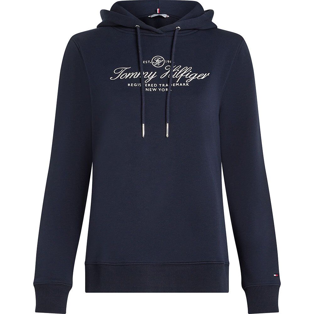 Худи Tommy Hilfiger Script Regular Fit, синий