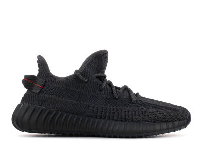 Yeezy Boost 350 V2 'Black'  (Non-Reflective) (2019) Низкие кроссовки Adidas FU9006 фото 1