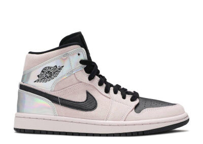 WMNS 1 Mid Dirty Powder Iridescent (2020) Высокие кроссовки Air Jordan BQ6472602 фото 1