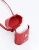 Красный футляр для наушников AirPods в красном цвете от FETICHE F.035. Ruby Red фото 1