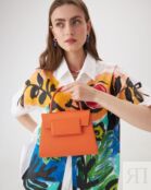 Женская сумка трапеция мини Orangerie из натуральной кожи от FETICHE