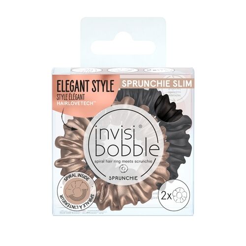 Sprunchie Slim True Golden Резинка-браслет для волос Invisibobble