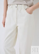 Свободные брюки с эластичным поясом, Белый O`Stin