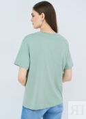 Базовая объёмная футболка, Зеленый O`Stin