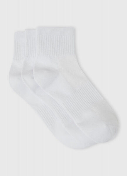 Фитнес-носки, 3 пары, Белый O`Stin