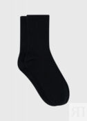 Базовые носки в рубчик, Черный O`Stin