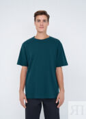 Базовая футболка из плотного хлопка, Зеленый O`Stin