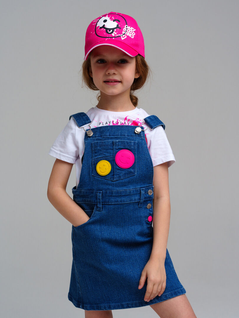 Кепка текстильная для девочек PlayToday Kids