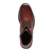 Мужские высокие ботинки Clarks, коньячные фото 4