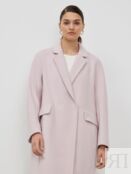 Пальто светло-розовое с шерстью (56) Lalis
