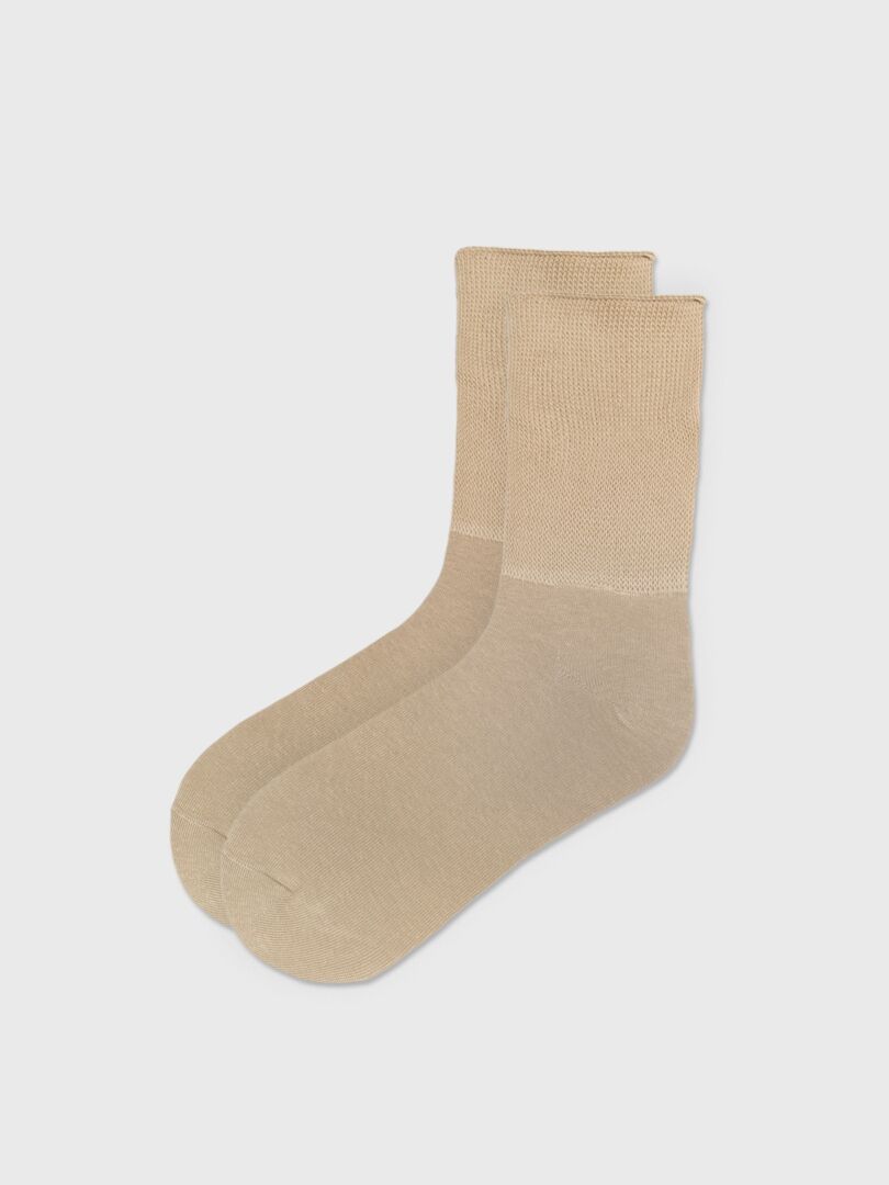 Удлинённые носки бежевые (38-40) Elis