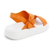 Женские сандалии Clarks, оранжевые
