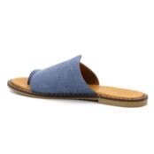 Женские сланцы Clarks, голубые фото 3