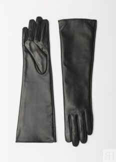 Чёрные кожаные перчатки (15 (7.5)) Elis