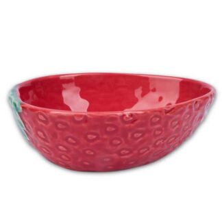 Салатник овальный Bordallo Pinheiro Strawberries 13,5x11x4 см