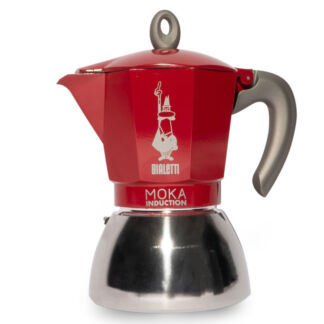 Кофеварка гейзерная Bialetti Moka Induction Red 6 порций