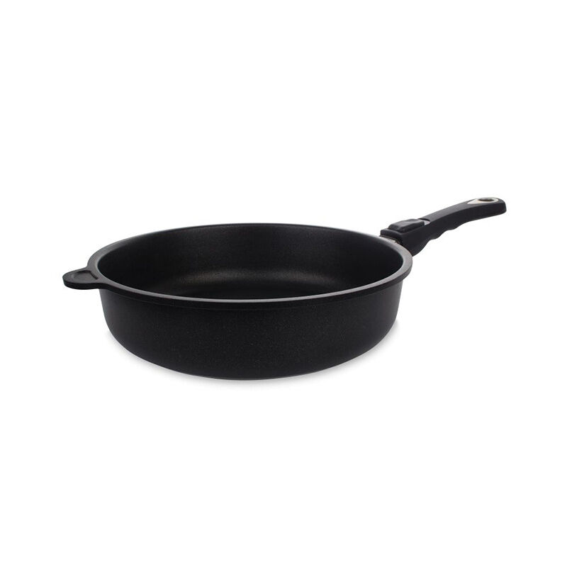 Сковорода индукционная глубокая AMT Frying Pans Titan 26см AMT I-726 фото 1