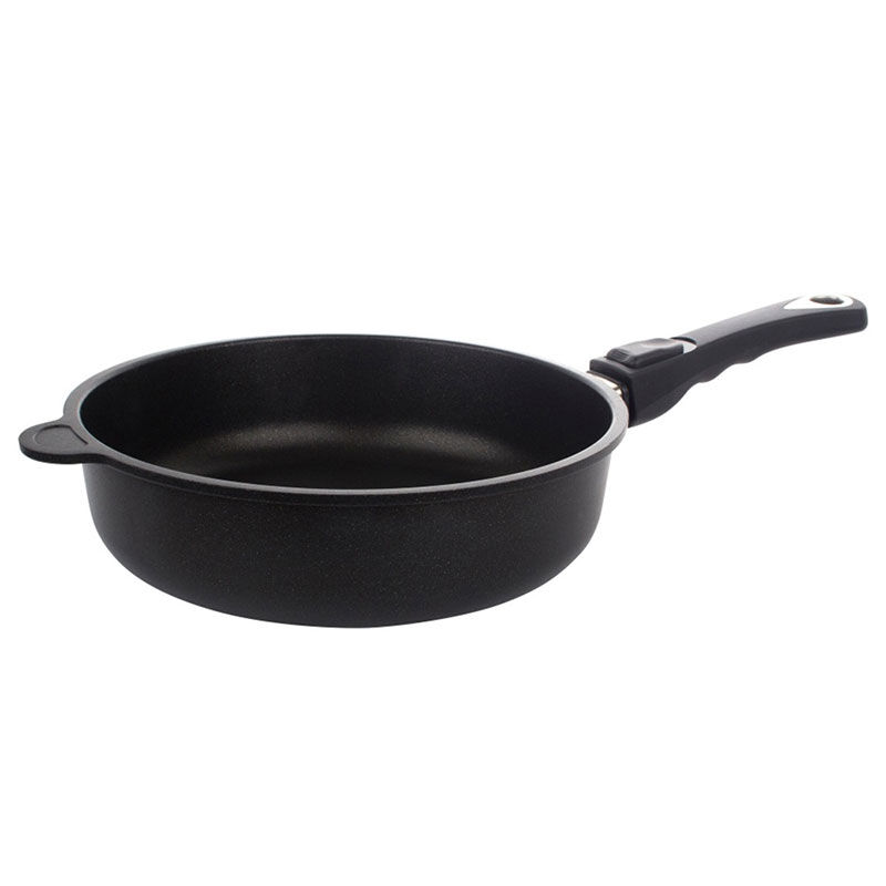 Сковорода индукционная глубокая AMT Frying Pans Titan 24см AMT I-724 фото 1