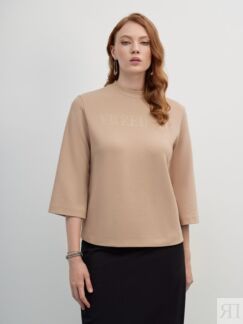 Блуза трикотажная с вышивкой (50) Lalis