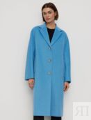 Пальто с шерстью голубое (44) Elis