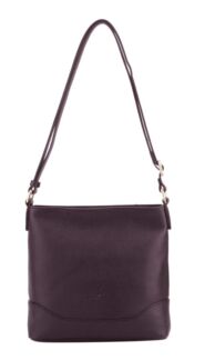 Женская сумка кросс-боди Maison Pourchet, бордовая