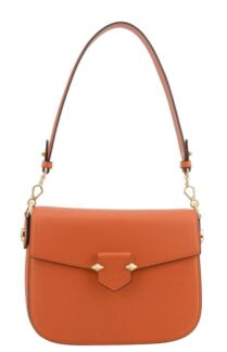Женская сумка кросс-боди Maison Pourchet, оранжевая