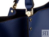 Женская сумка шоппер Maison Pourchet, синяя