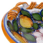 Блюдо Ceramiche Di Caltagirone Di Fatuzzo Salvatore Manico Nastro 30см
