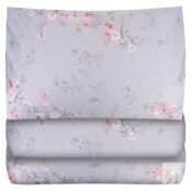 Комплект постельного белья 1,5-спальный Pappel Sakura, серый