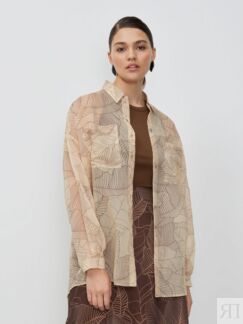 Легкая блуза с принтом (50) Lalis