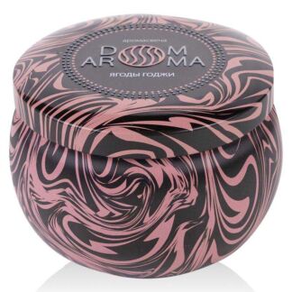 Свеча ароматическая Dom Aroma Пламя. Ягоды Годжи 125гр