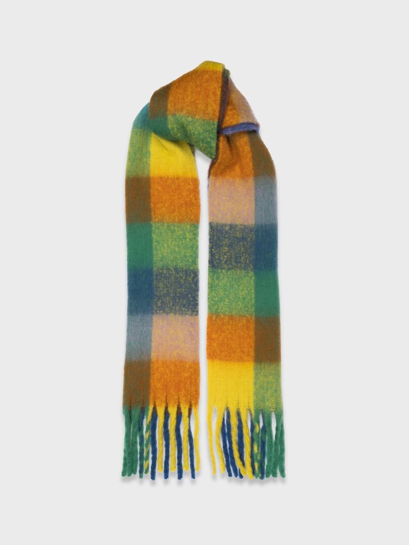 Стильный шарф с бахромой (35*245cm) Elis
