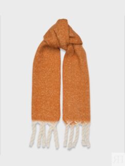 Объемный шарф фактурной вязки (30*180cm) Elis